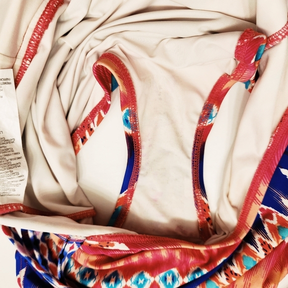 La Blanca Womens Sandbar Multi Strap Cross-Back Mio One-Piece Swimsuit Size 8 - Picture 5 of 7